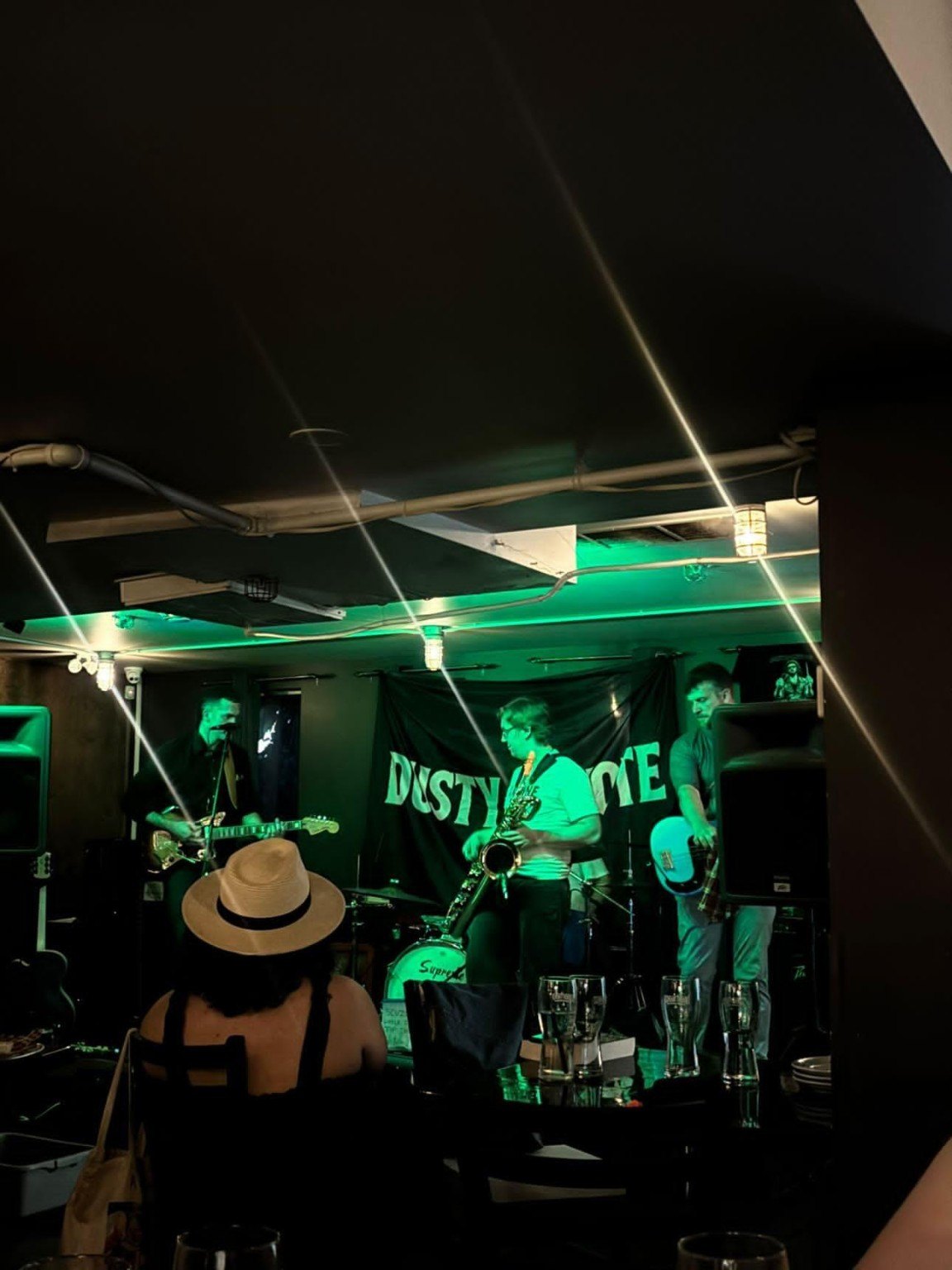 Dusty Coyote at a small club